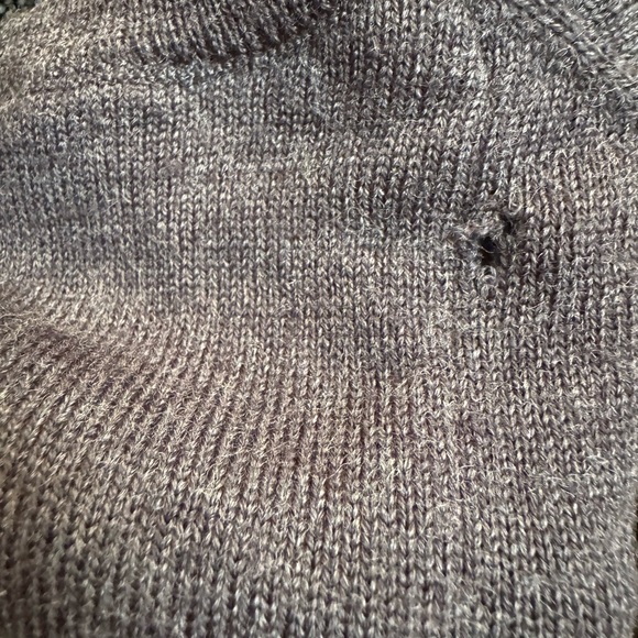 CALVIN KLEIN EXTRA FINE MERINO WOOL Gray Men’s Size L V-Neck Long Sleeve Luxury - Picture 13 of 14